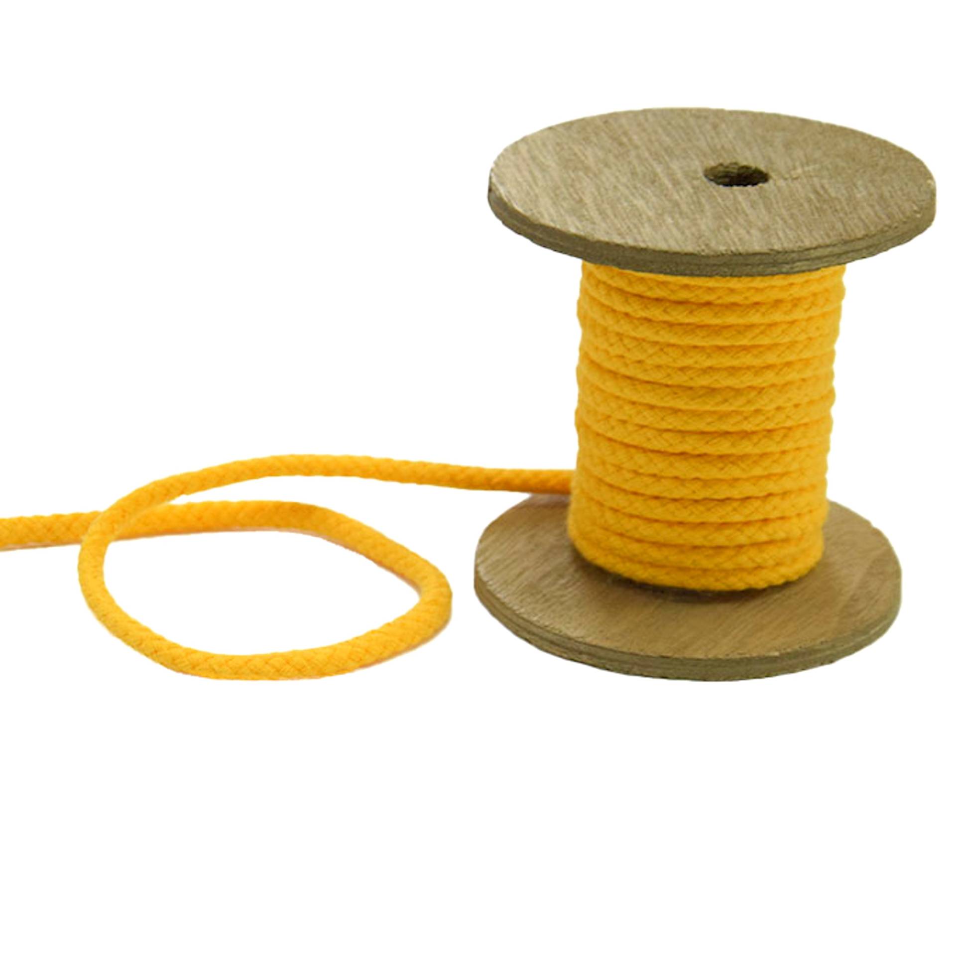Parkakordel 5 mm, gelb Parkakordel 5 mm, gelb von Stoffe Hemmers