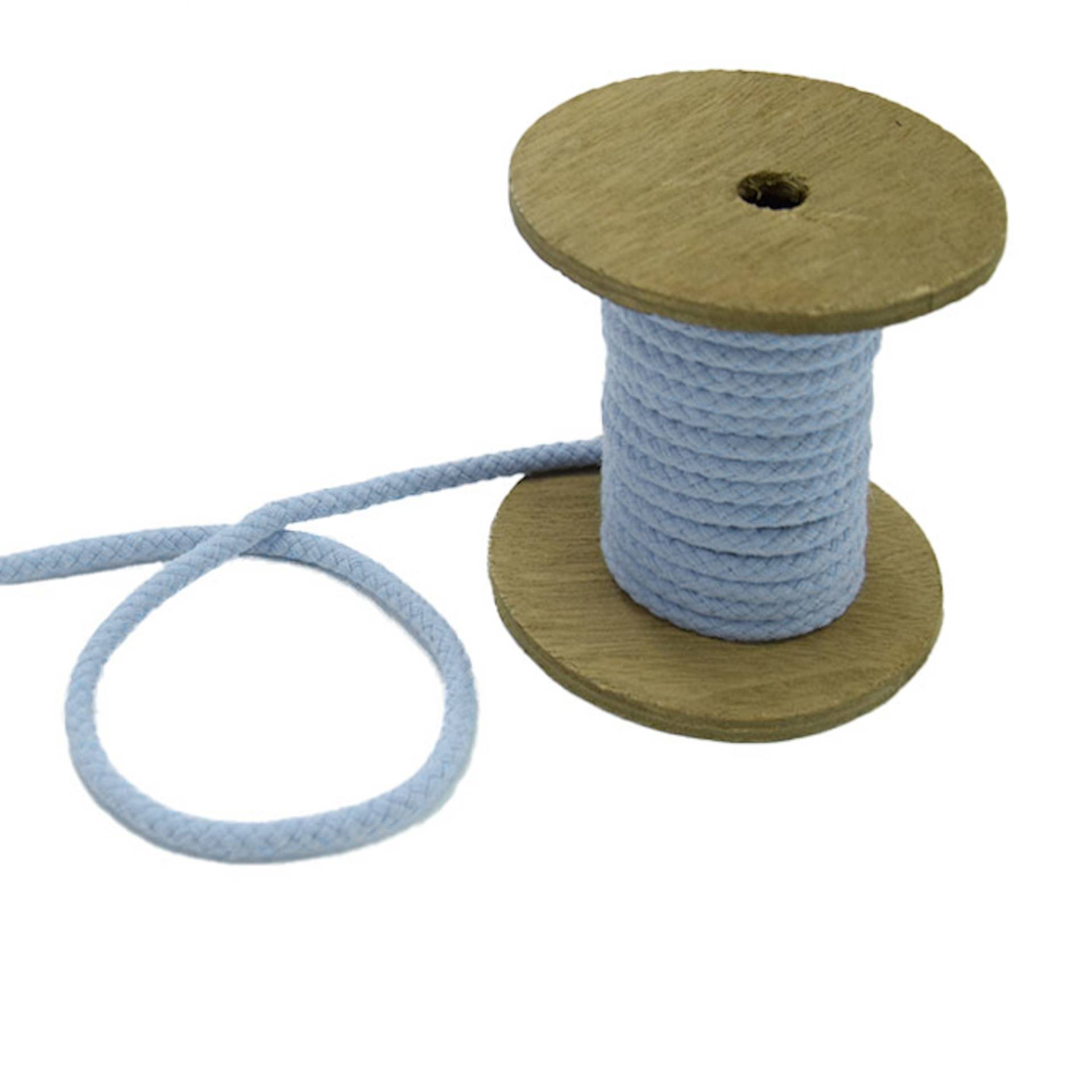Parkakordel 5 mm, hellblau von Stoffe Hemmers