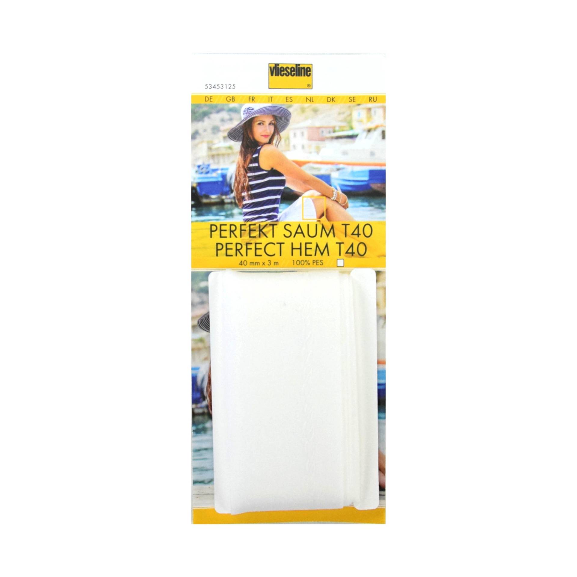 Perfekt Saum T40 Vlieseline, weiß Perfekt Saum T40 Vlieseline, weiß von Stoffe Hemmers