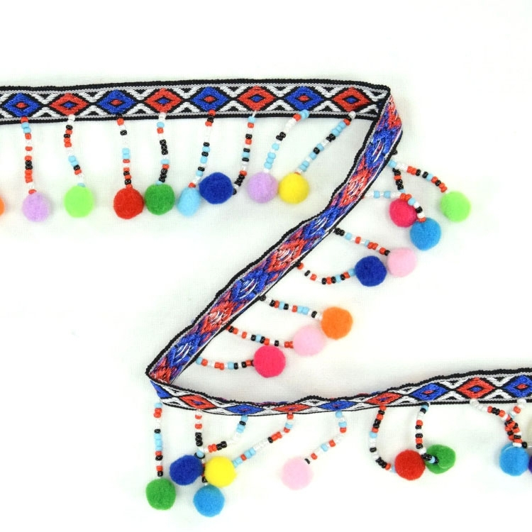 Perlenkordel Dreadlocks, multicolor von Stoffe Hemmers