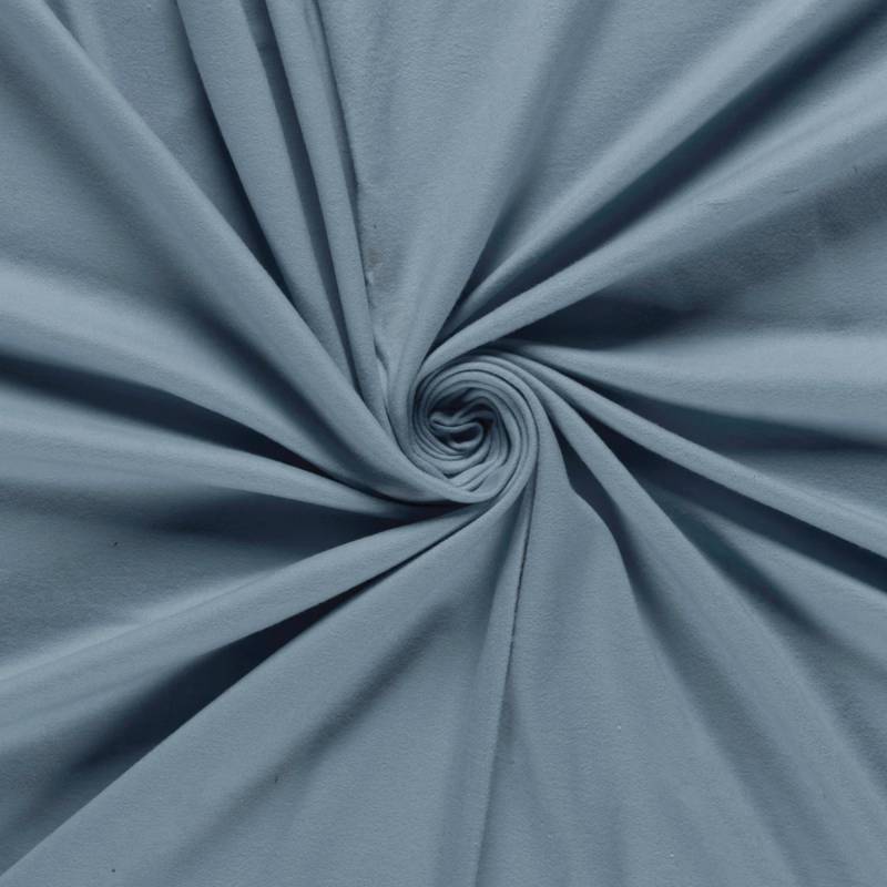 Flanell Piqué Jersey, hellblau Flanell Piqué Jersey, hellblau von Stoffe Hemmers