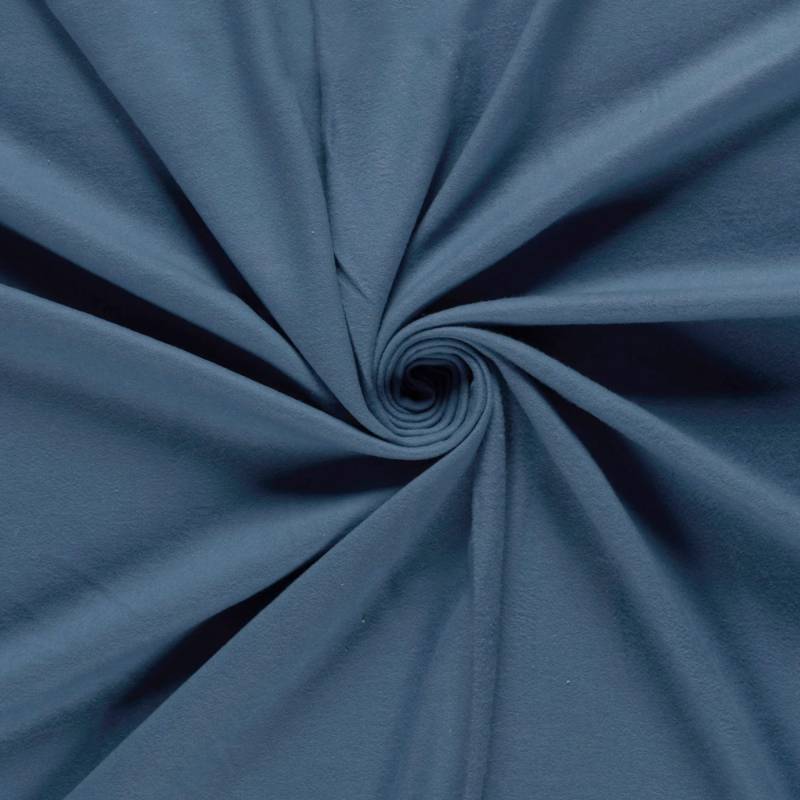 Flanelle Piqué Jersey, mittelblau Flanelle Piqué Jersey, mittelblau von Stoffe Hemmers