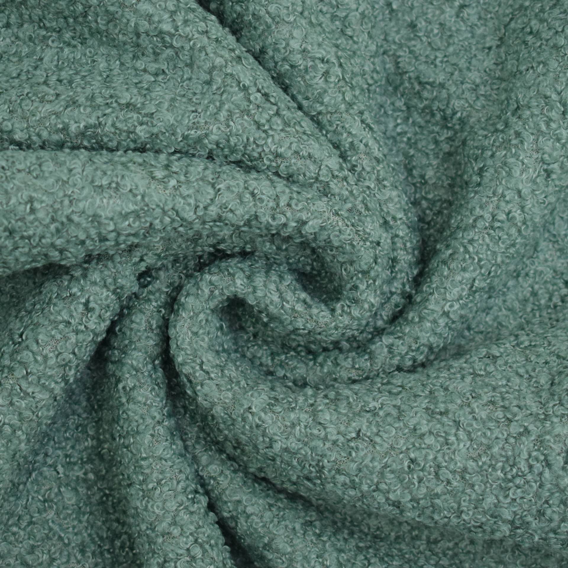 Polsterstoff Bouclé, altgrün Polsterstoff Bouclé, altgrün von Stoffe Hemmers