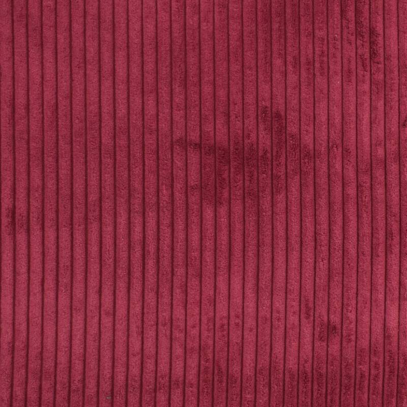 Polsterstoff Breitcord Cozy, dunkelrot von Stoffe Hemmers