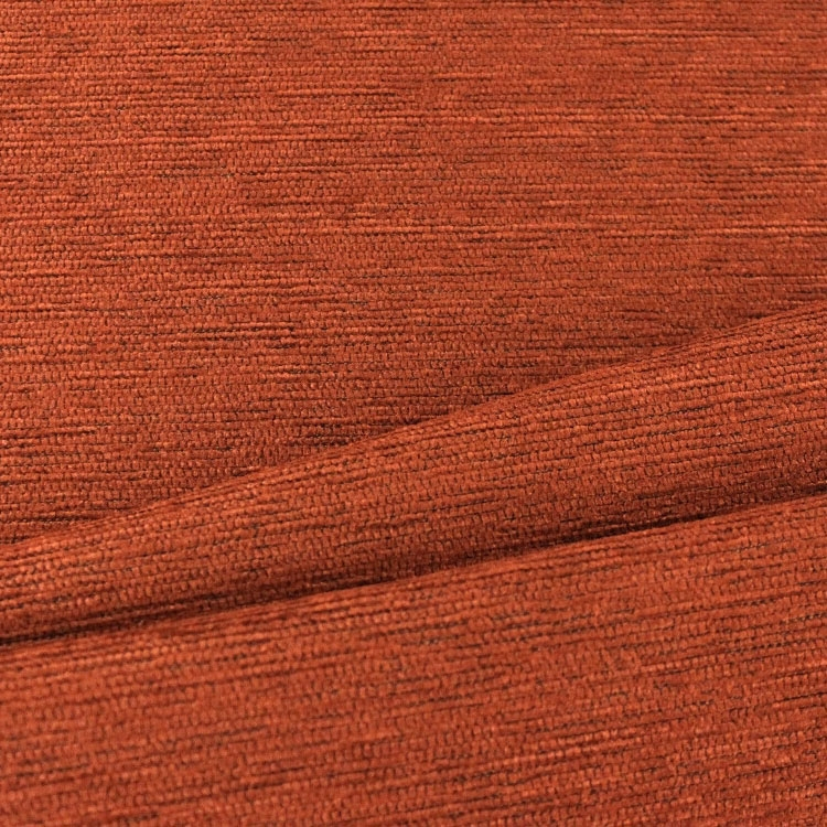 Polsterstoff Chenille Esmeralda  terracotta von Stoffe Hemmers