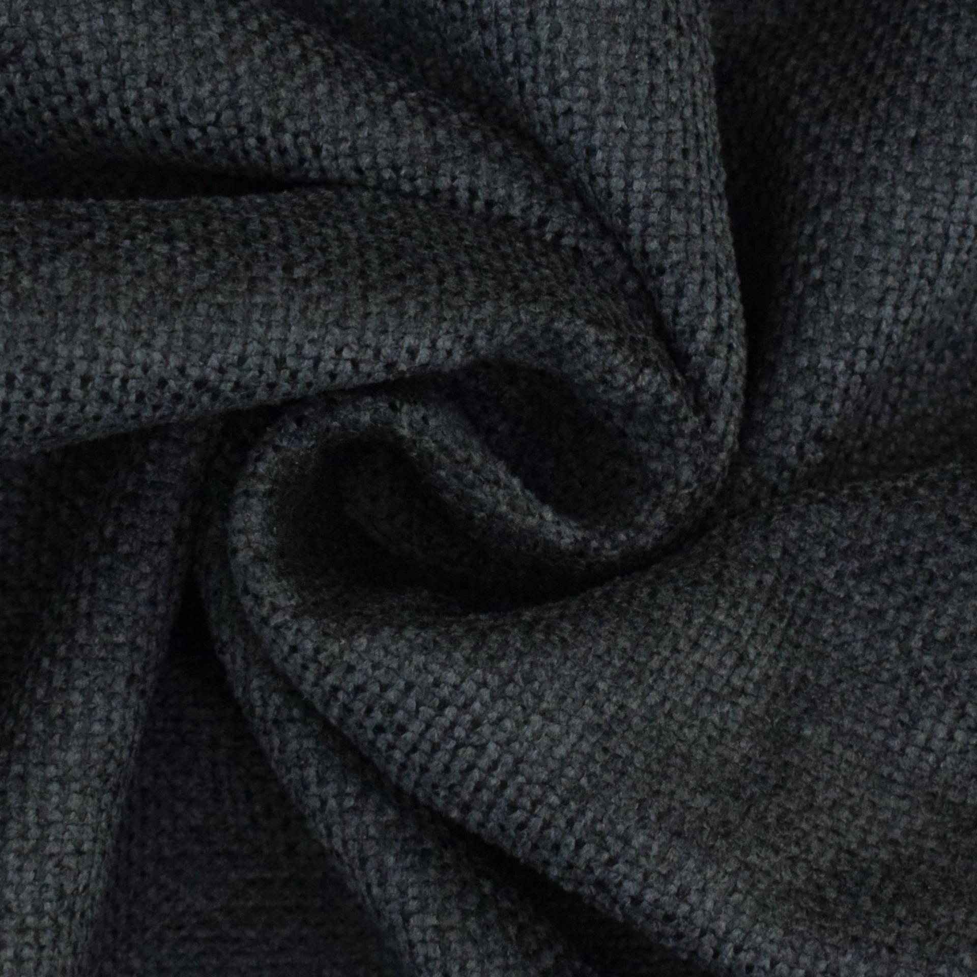 Polsterstoff Chenille Odelia, anthrazit Polsterstoff Chenille Odelia, anthrazit von Stoffe Hemmers