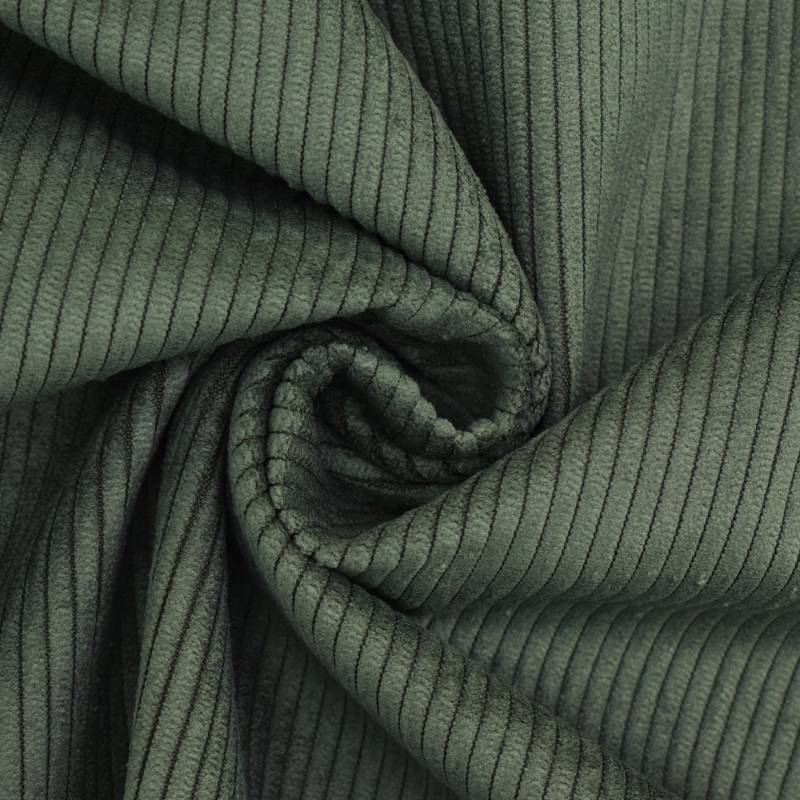 Polsterstoff Cord Fjord, grün Polsterstoff Cord Fjord, grün von Stoffe Hemmers
