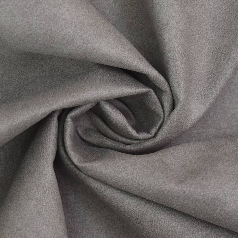 Polsterstoff Lederoptik Yuma, helltaupe von Stoffe Hemmers