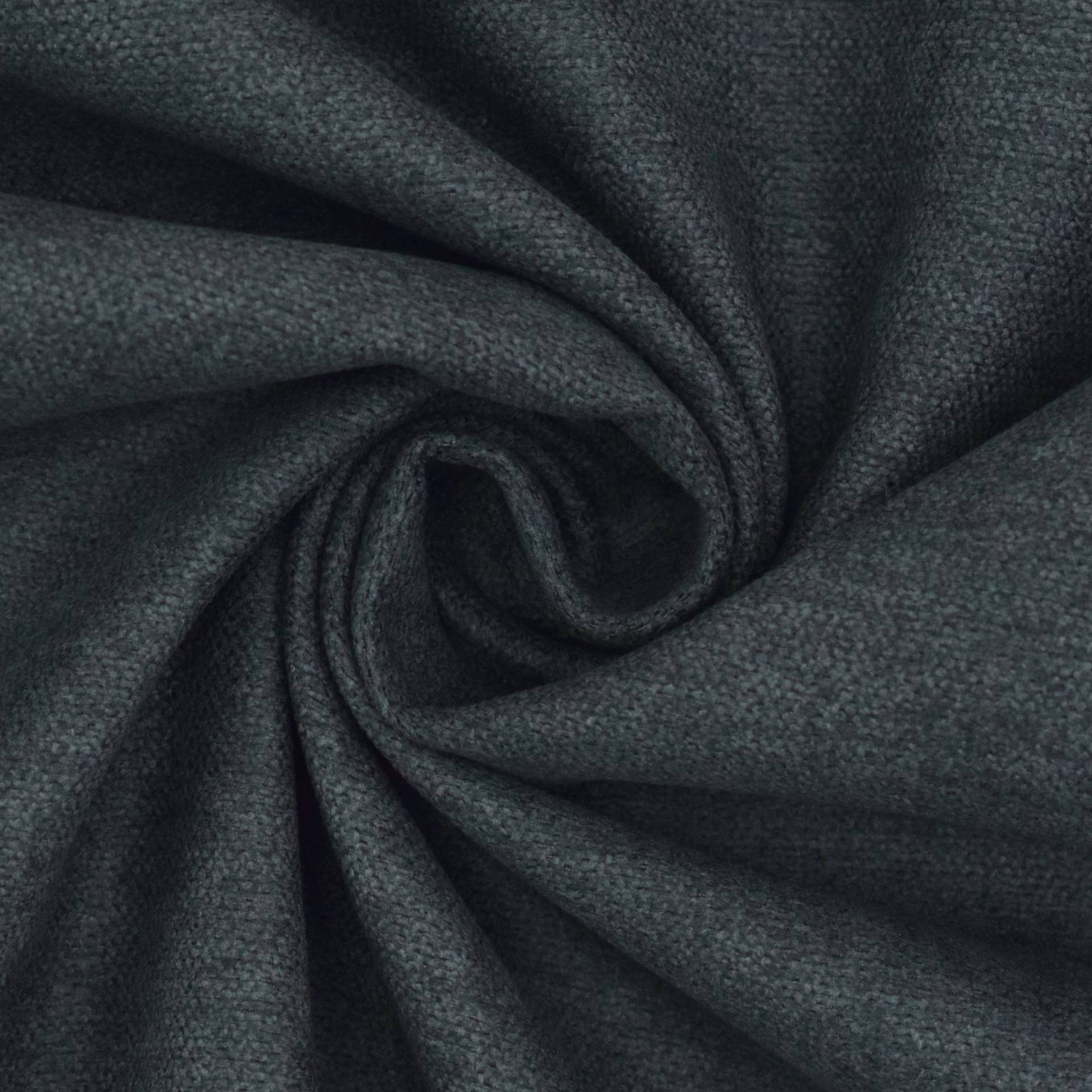 Polsterstoff Rick, dunkelgrau von Stoffe Hemmers