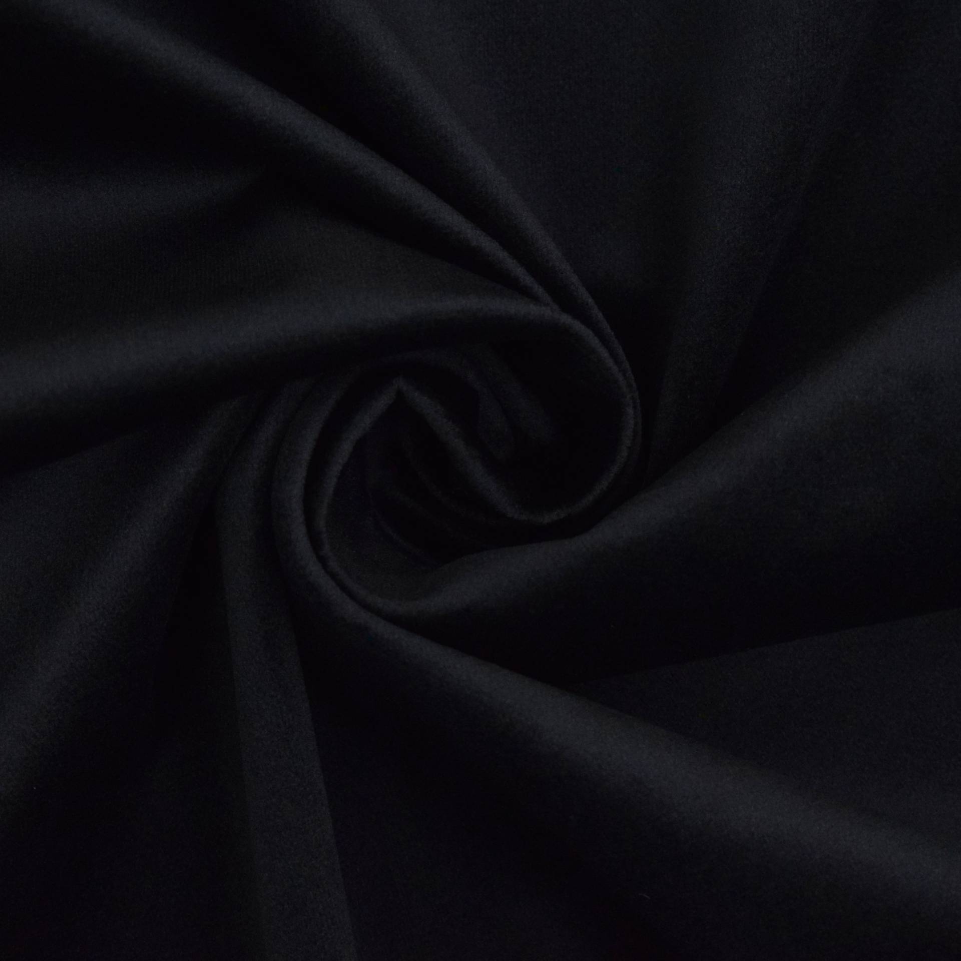 Polsterstoff Samt Bluvel, schwarz Polsterstoff Samt Bluvel, schwarz von Stoffe Hemmers