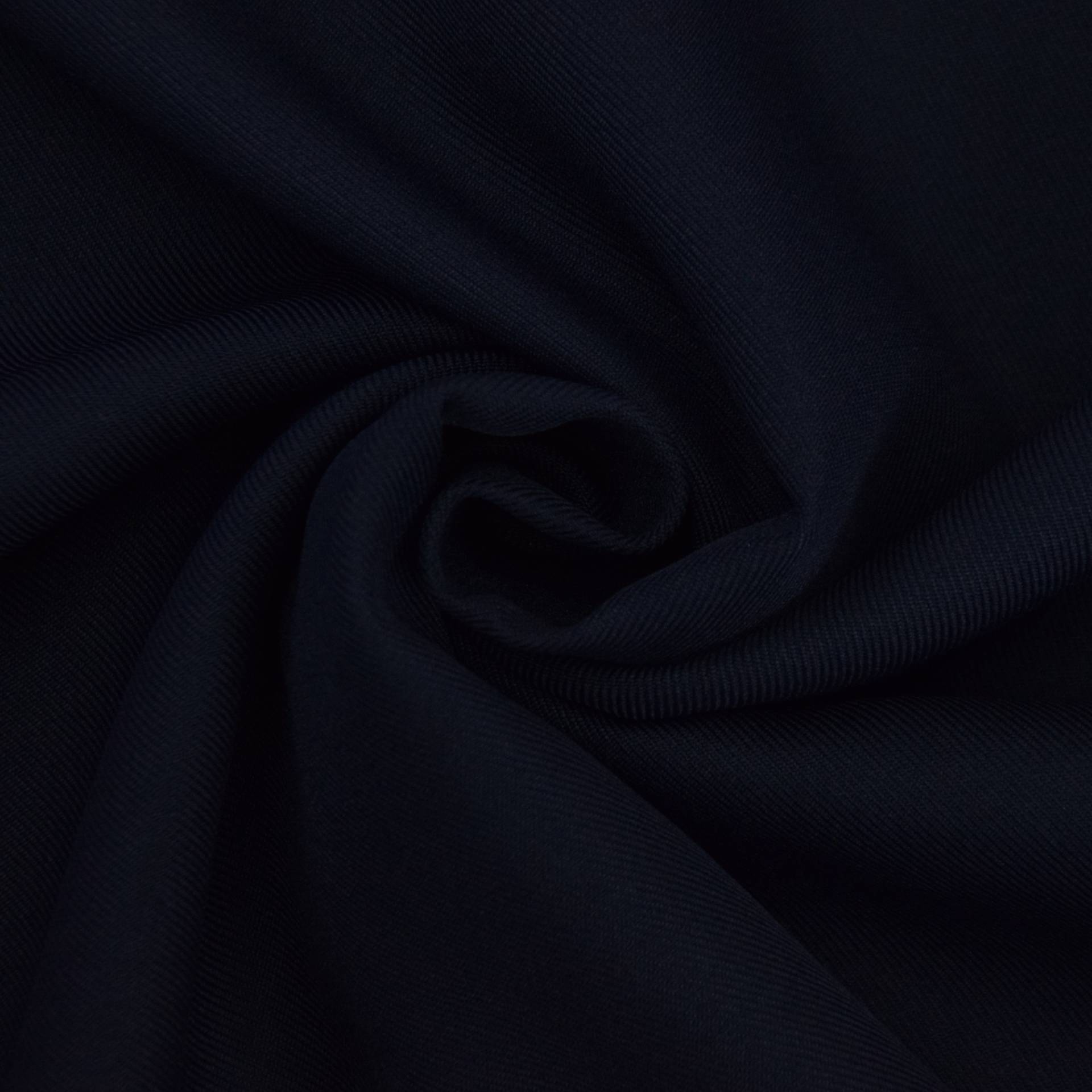 Polyester-Gabardine, marineblau von Stoffe Hemmers