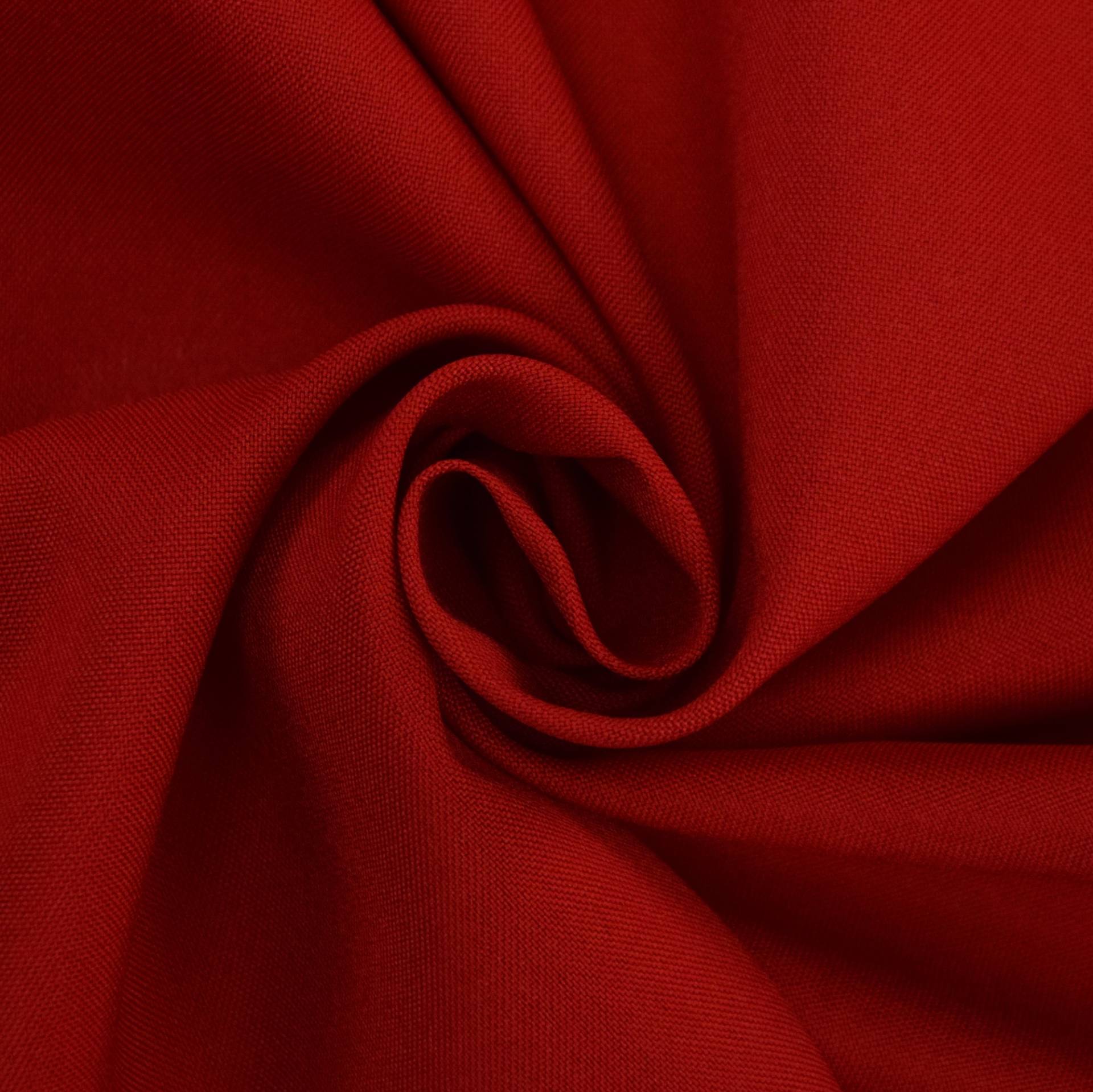Polyester-Gabardine, rot von Stoffe Hemmers