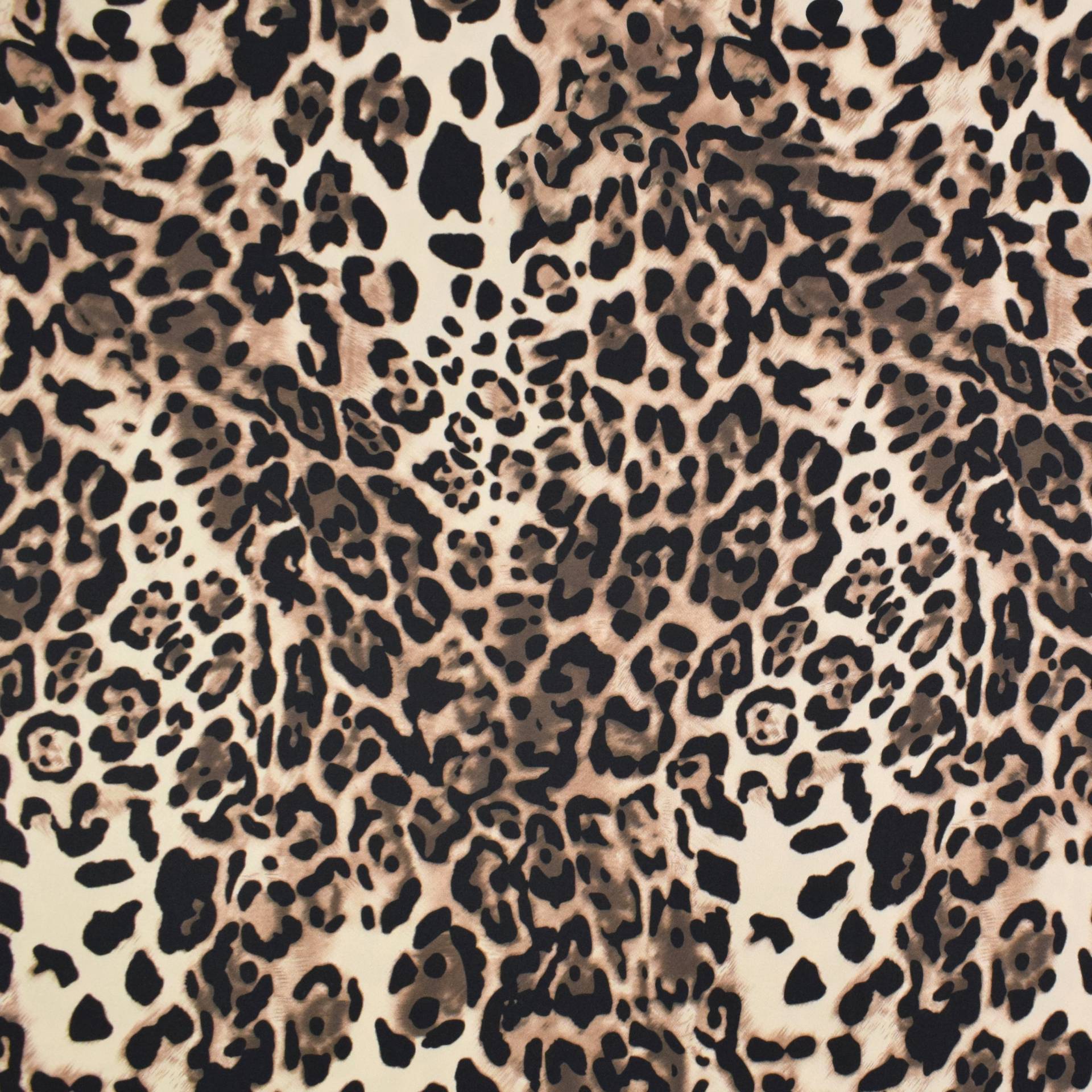 Polyester Satin Leo Dots, hellbraun von Stoffe Hemmers