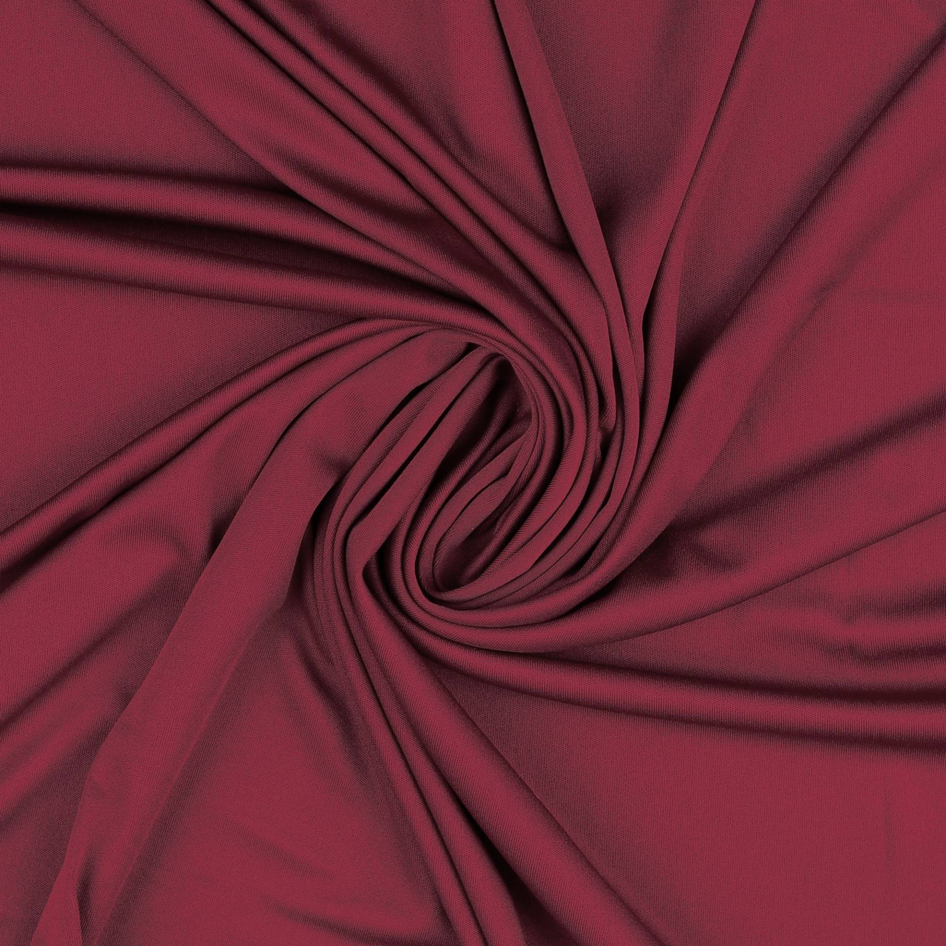 Polyesterjersey, bordeaux Polyesterjersey, bordeaux von Stoffe Hemmers