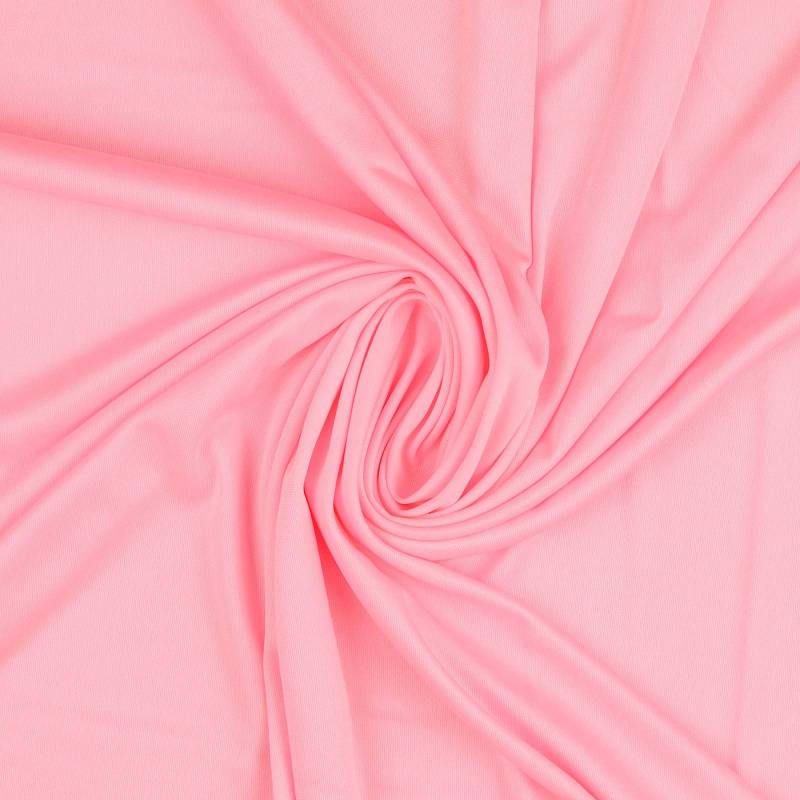 Polyesterjersey, rosa von Stoffe Hemmers