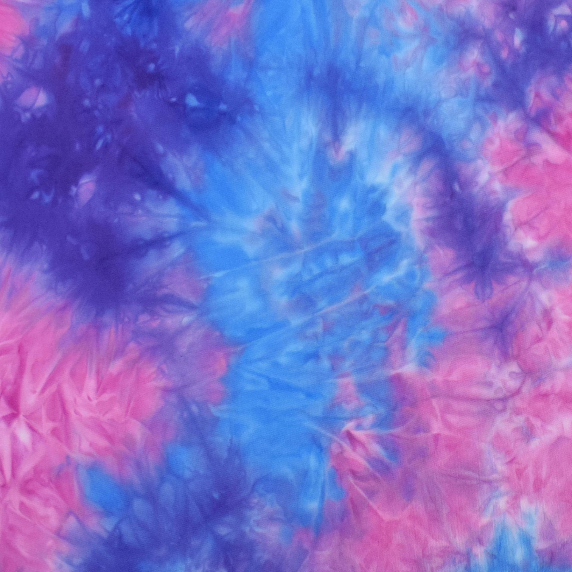 Polyesterjersey Batik, pink von Stoffe Hemmers