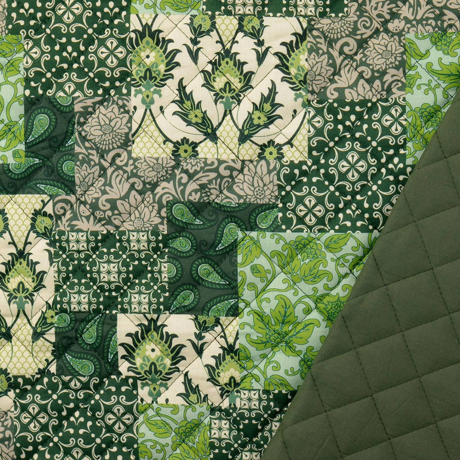 Popeline Stepper Paisley, grün Popeline Stepper Paisley, grün von Stoffe Hemmers