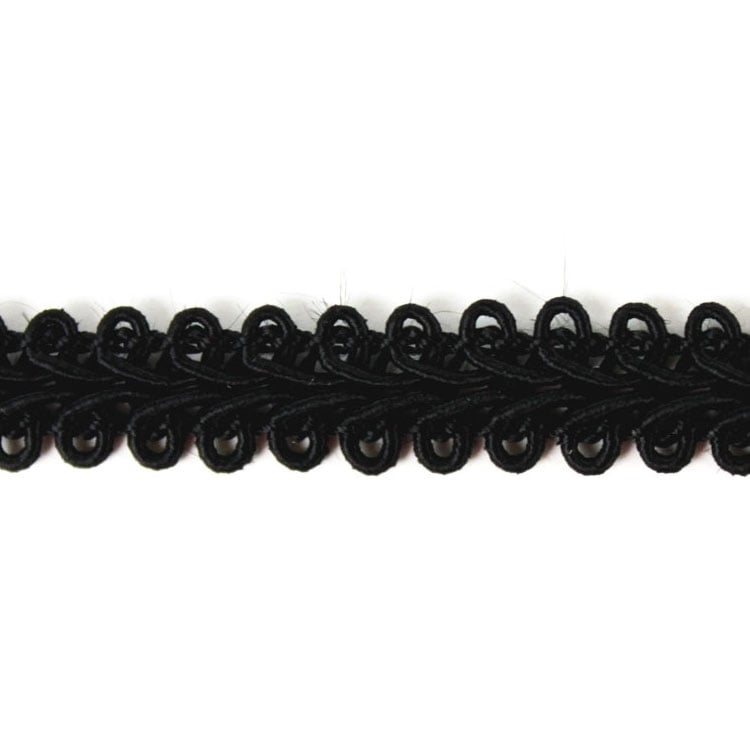Posamentenborte schwarz von Stoffe Hemmers