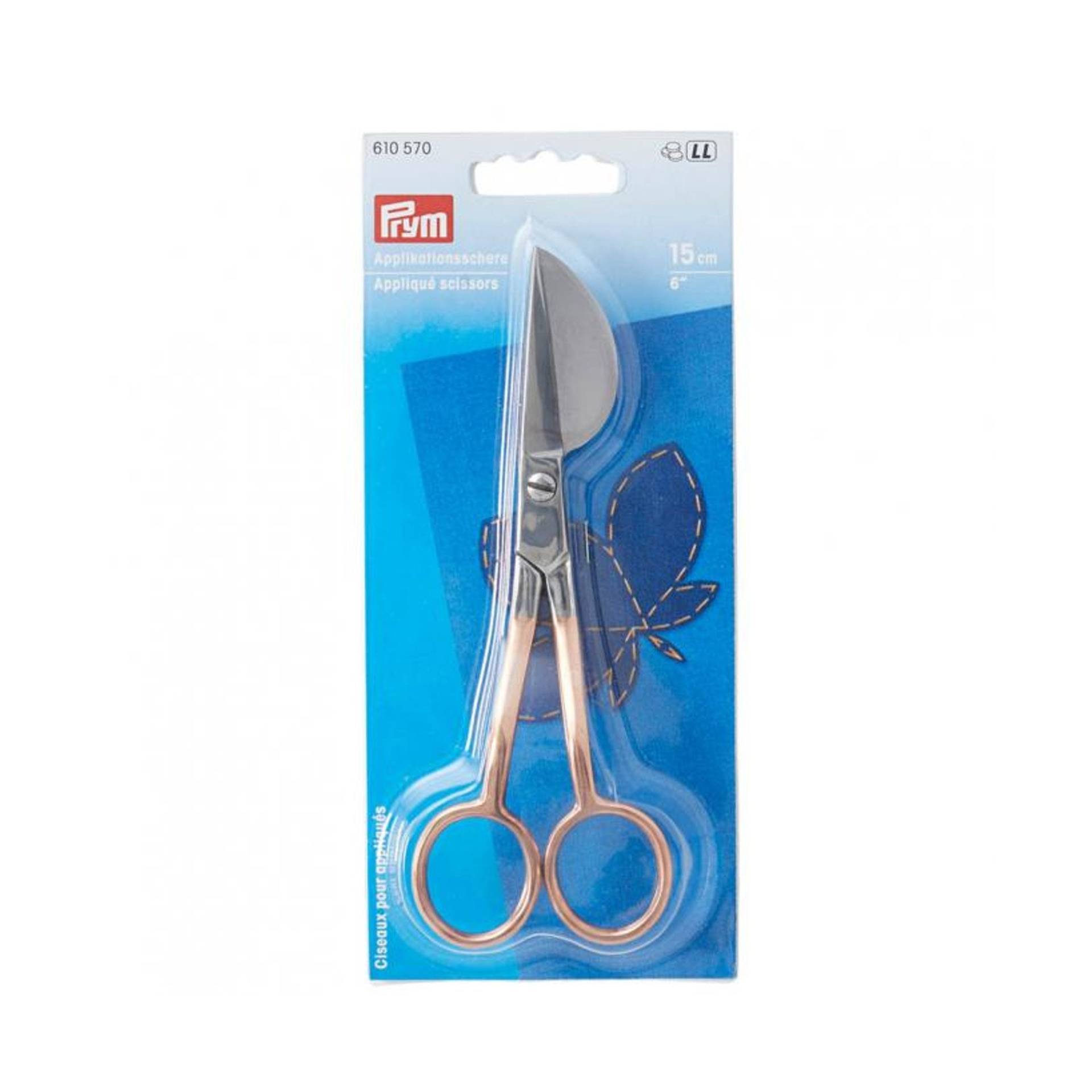 Prym Applikationsschere 15 cm roségold Prym Applikationsschere 15 cm roségold von Stoffe Hemmers