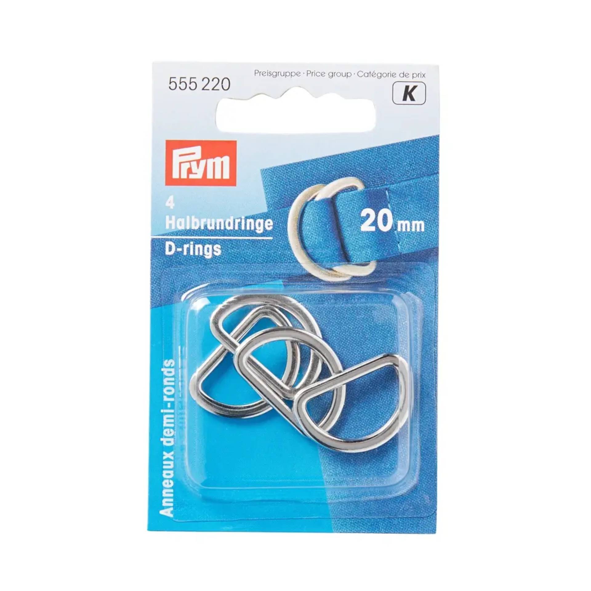 Prym D-Ringe 20 mm silber Prym D-Ringe 20 mm silber von Stoffe Hemmers