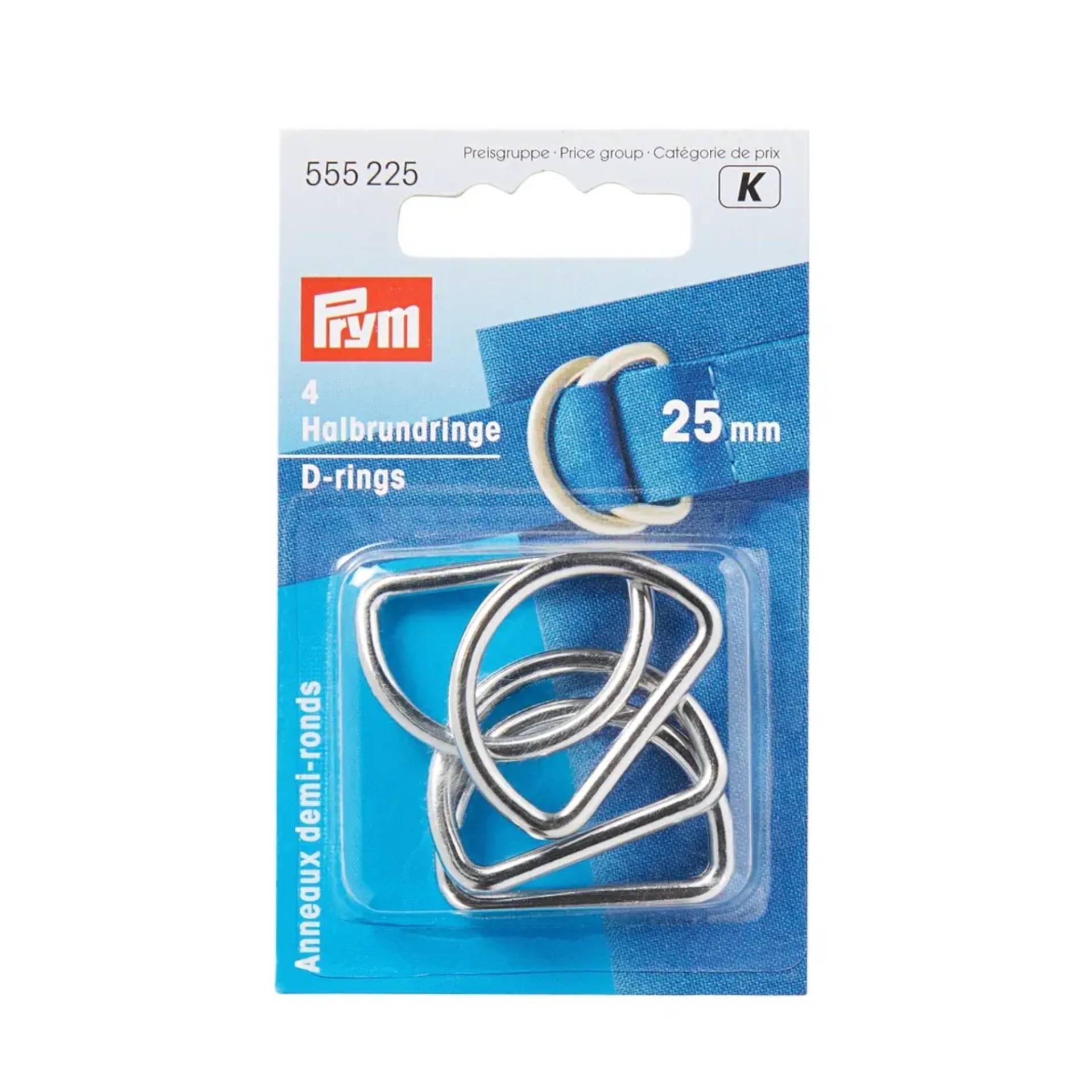 Prym D-Ringe 25 mm silber Prym D-Ringe 25 mm silber von Stoffe Hemmers