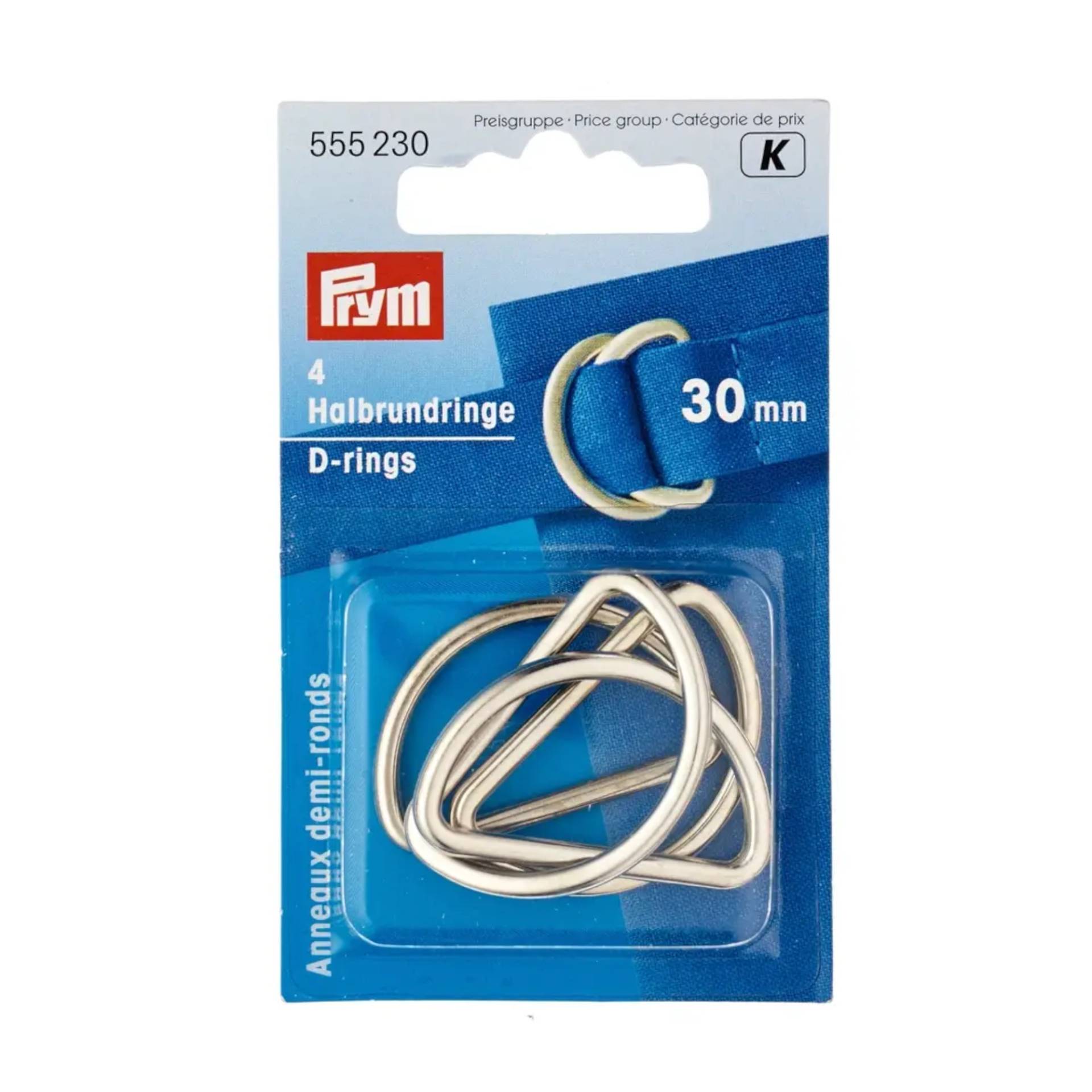 Prym D-Ringe 30 mm silber Prym D-Ringe 30 mm silber von Stoffe Hemmers