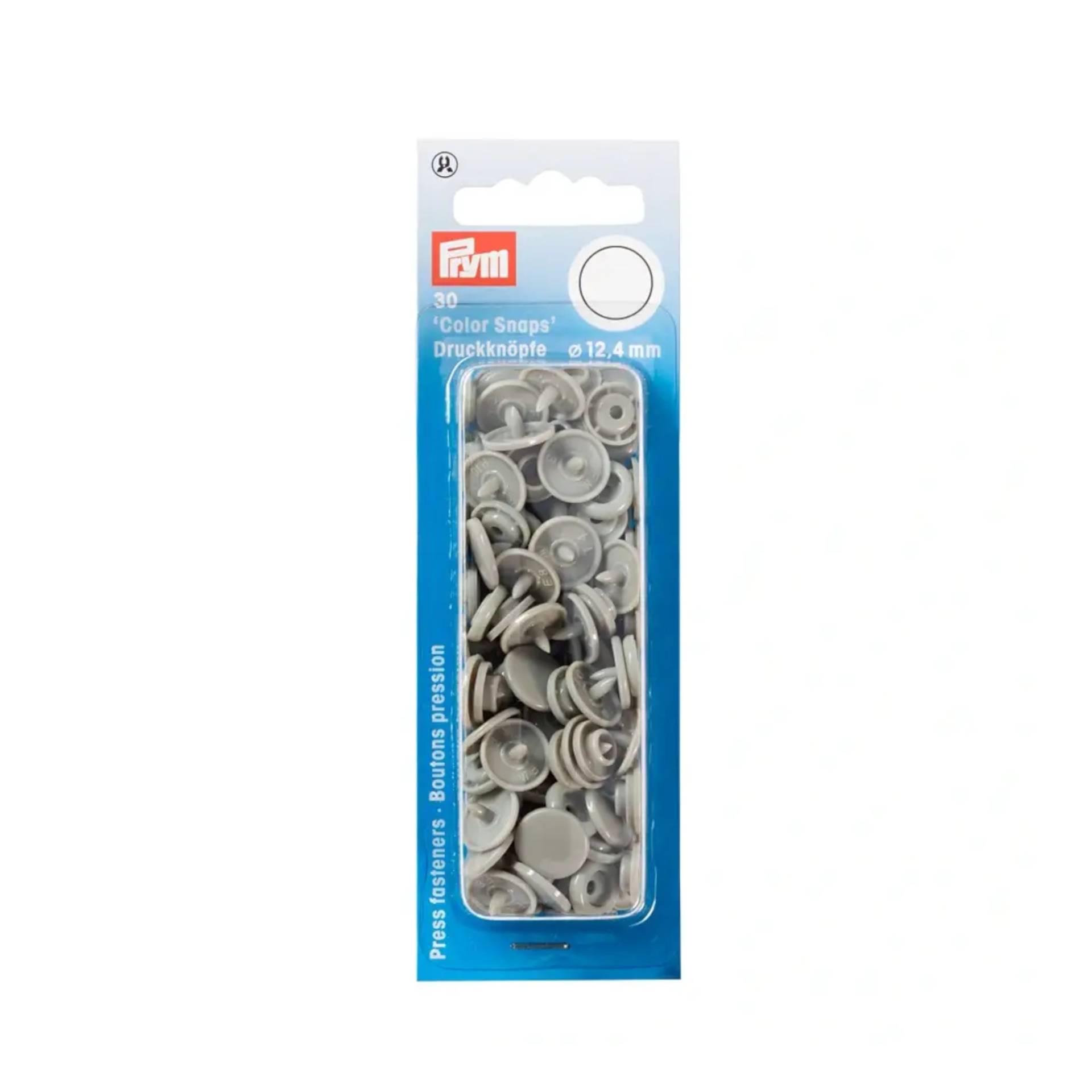 Prym Druckknöpfe Color Snaps rund 12,4 mm, grau Prym Druckknöpfe Color Snaps rund 12,4 mm, grau von Stoffe Hemmers