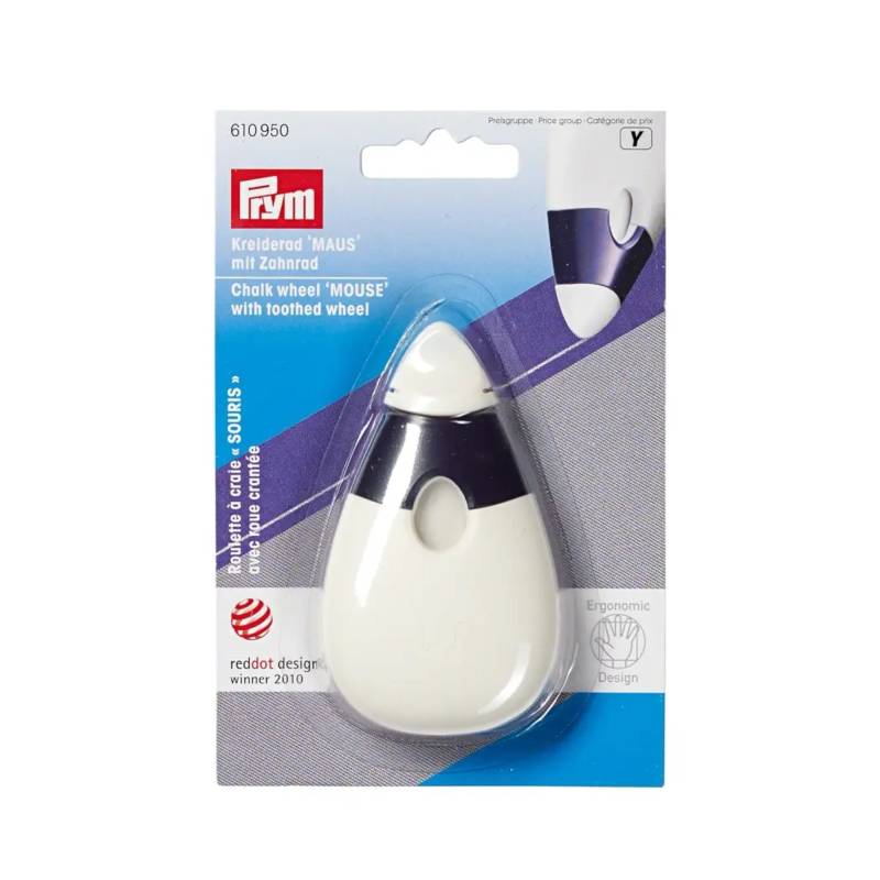 Prym Ergonomics Kreiderad Maus von Stoffe Hemmers