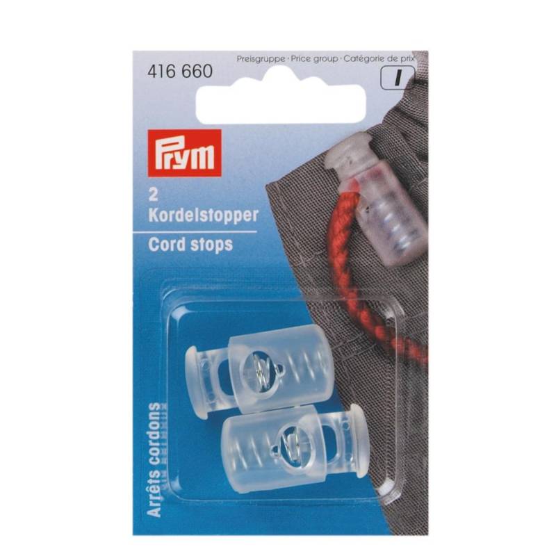 Prym Kordelstopper transparent, groß Prym Kordelstopper transparent, groß von Stoffe Hemmers