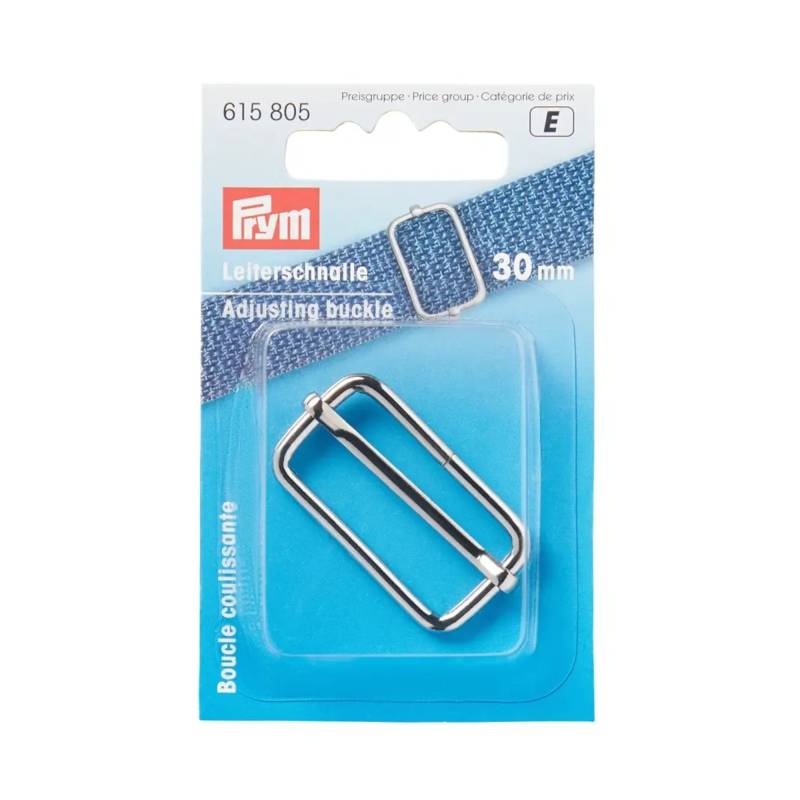 Prym Leiterschnalle, Gurtversteller 30mm, silber von Stoffe Hemmers