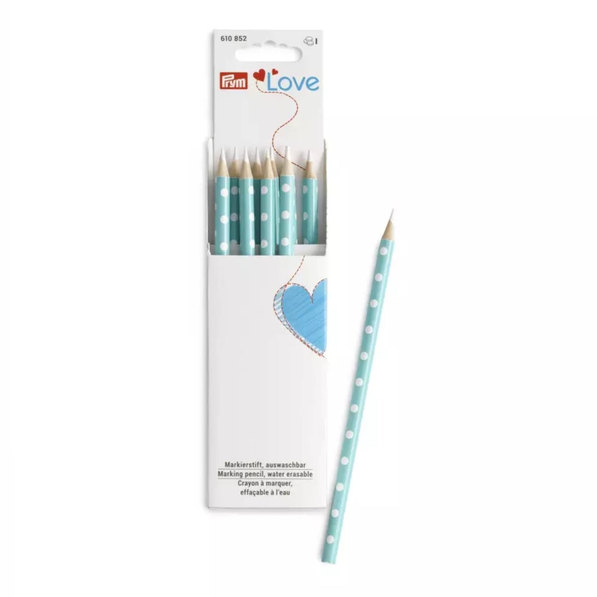 Prym Love Markierstift, weiss, mint von Stoffe Hemmers