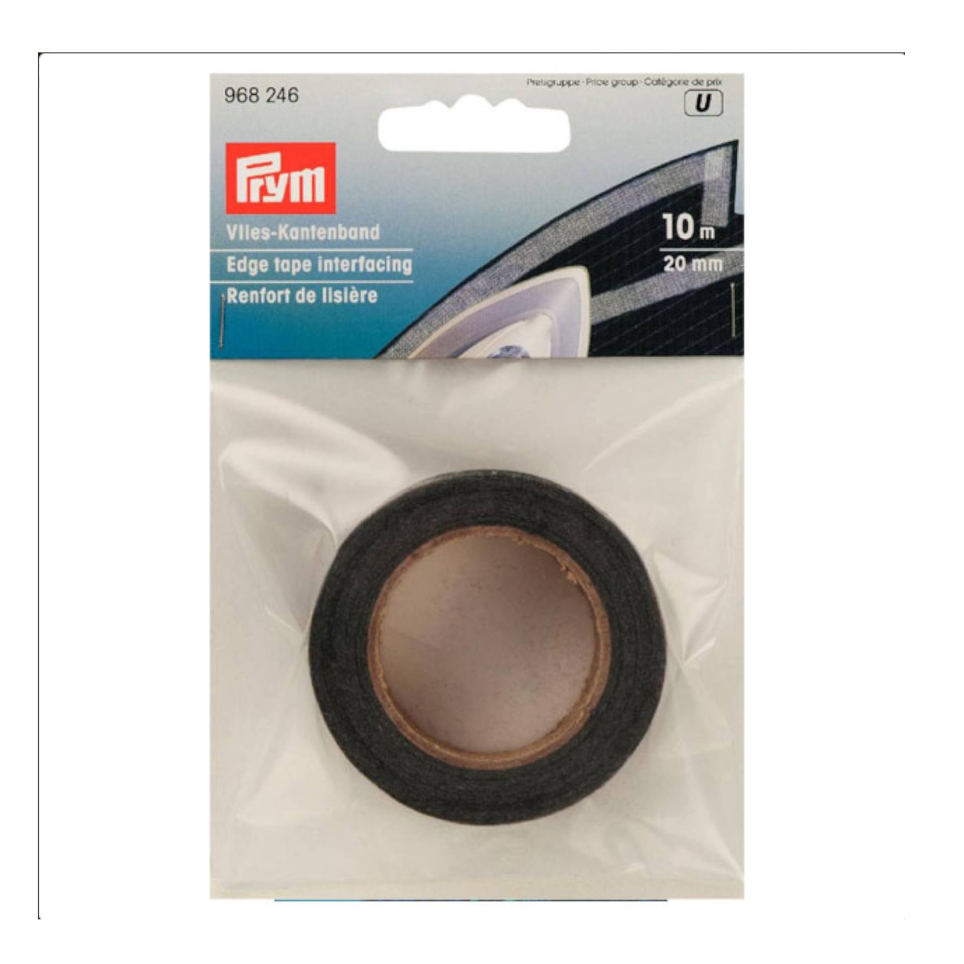 Prym Vlies-Kantenband, 20 mm, schwarz von Stoffe Hemmers