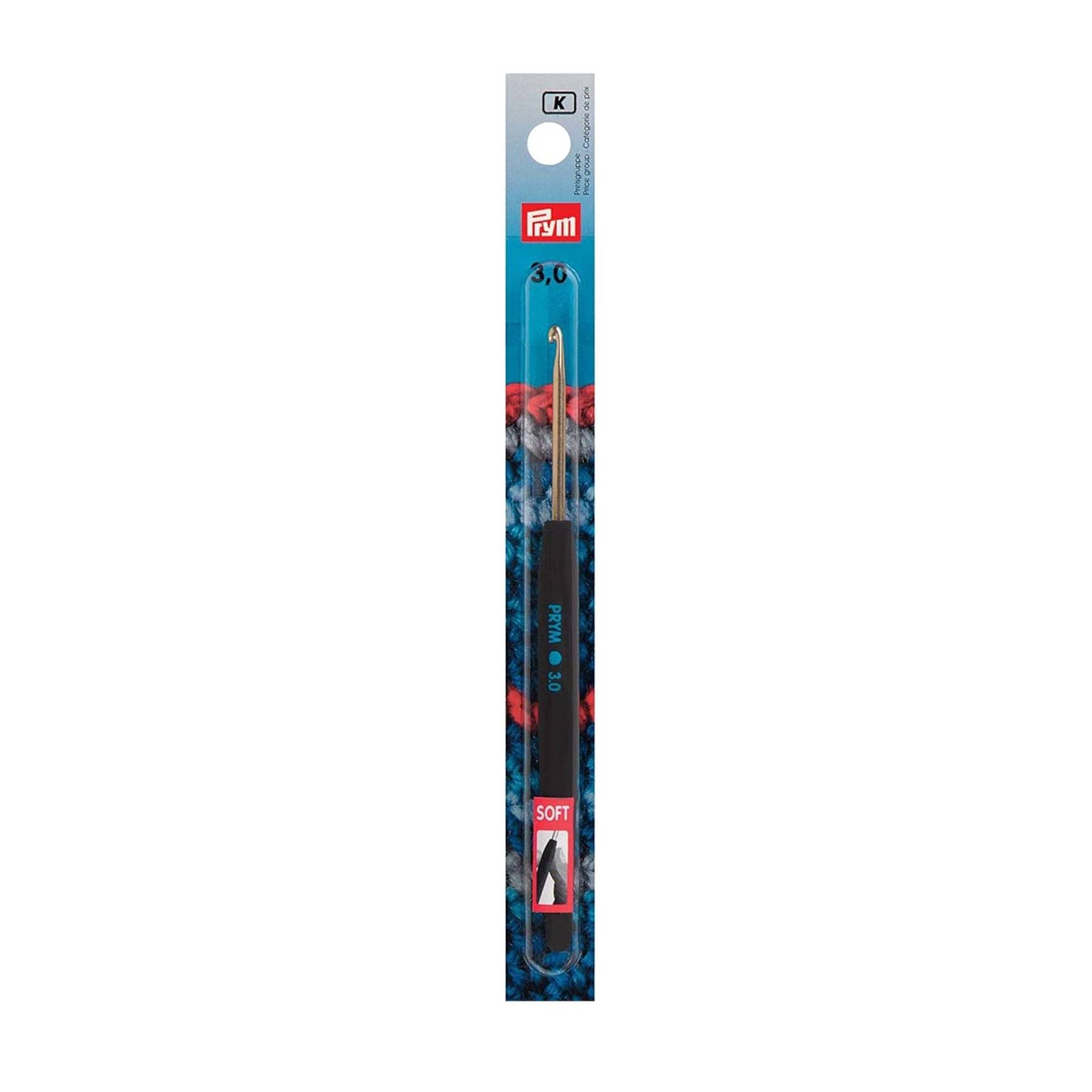 Prym Wollhäkelnadel Soft Griff 3,0 mm von Stoffe Hemmers
