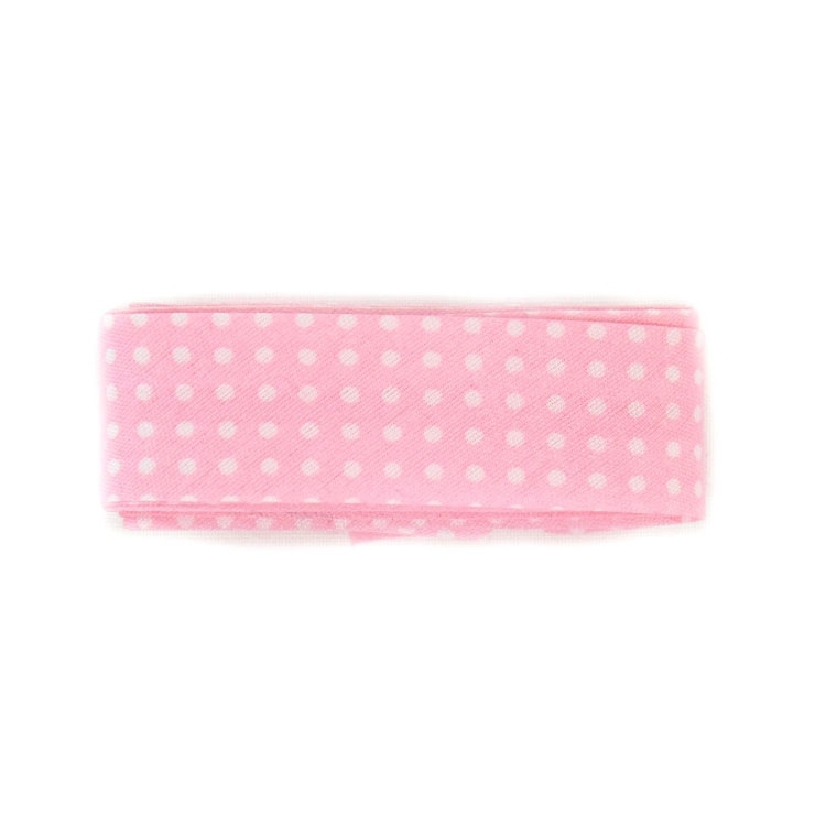 Pünktchen Schrägband, 3 m Stck., rosa Pünktchen Schrägband, 3 m Stck., rosa von Stoffe Hemmers