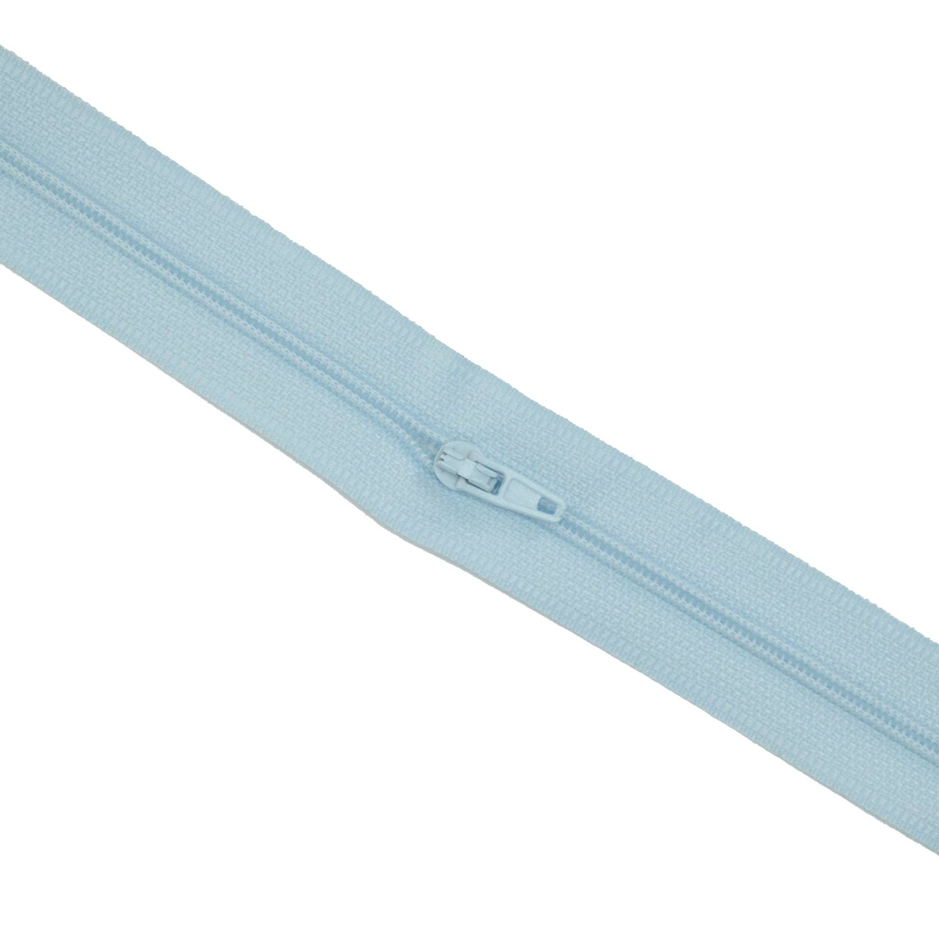 Reißverschluss Meterware hellblau von Stoffe Hemmers