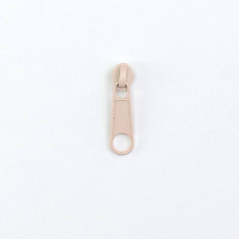 Reißverschluss Schieber, beige von Stoffe Hemmers