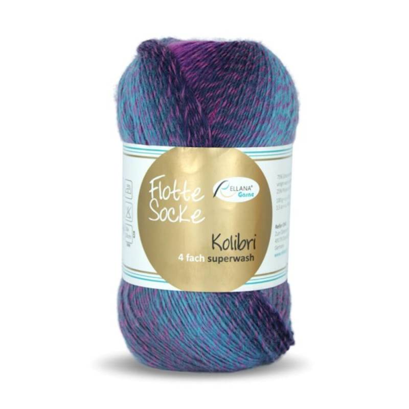 Rellana Flotte Socke 4-fach Kolibri, 6211 von Stoffe Hemmers