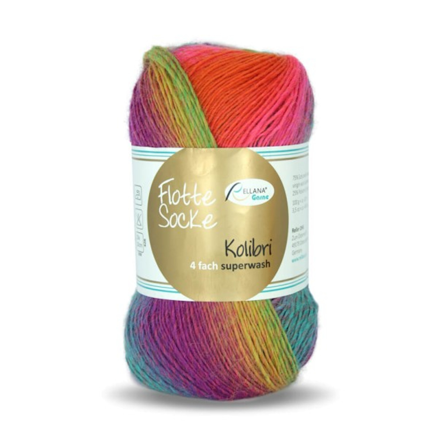 Rellana Flotte Socke 4-fach Kolibri, 6214 Rellana Flotte Socke 4-fach Kolibri, 6214 von Stoffe Hemmers