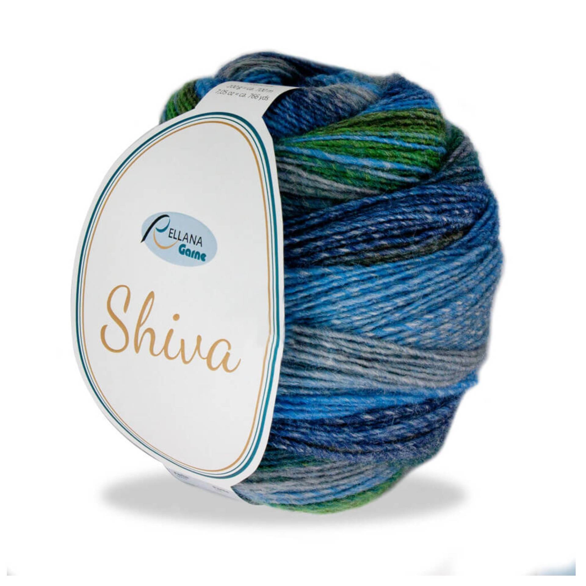Rellana Strickgarn Shiva, blau 104 von Stoffe Hemmers