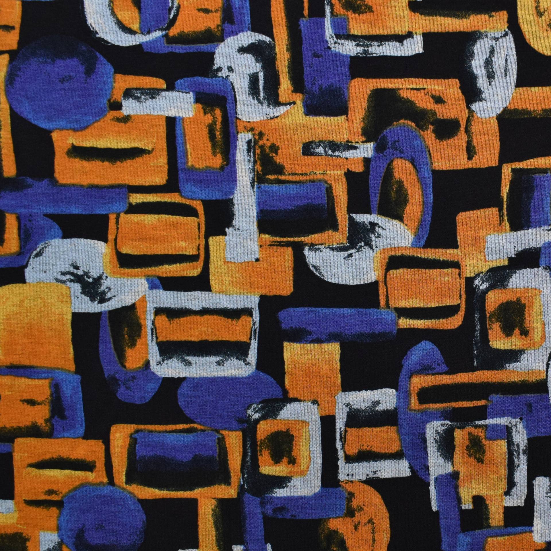 Romanit Jersey Celine, orange von Stoffe Hemmers