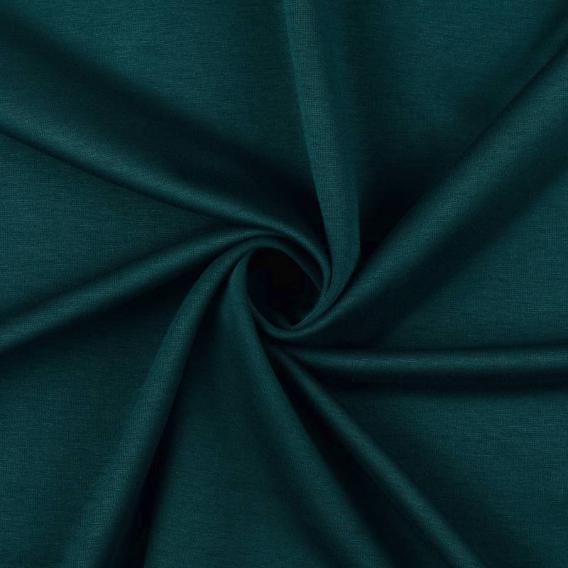 Romanit Jersey Paula, petrol Romanit Jersey Paula, petrol von Stoffe Hemmers