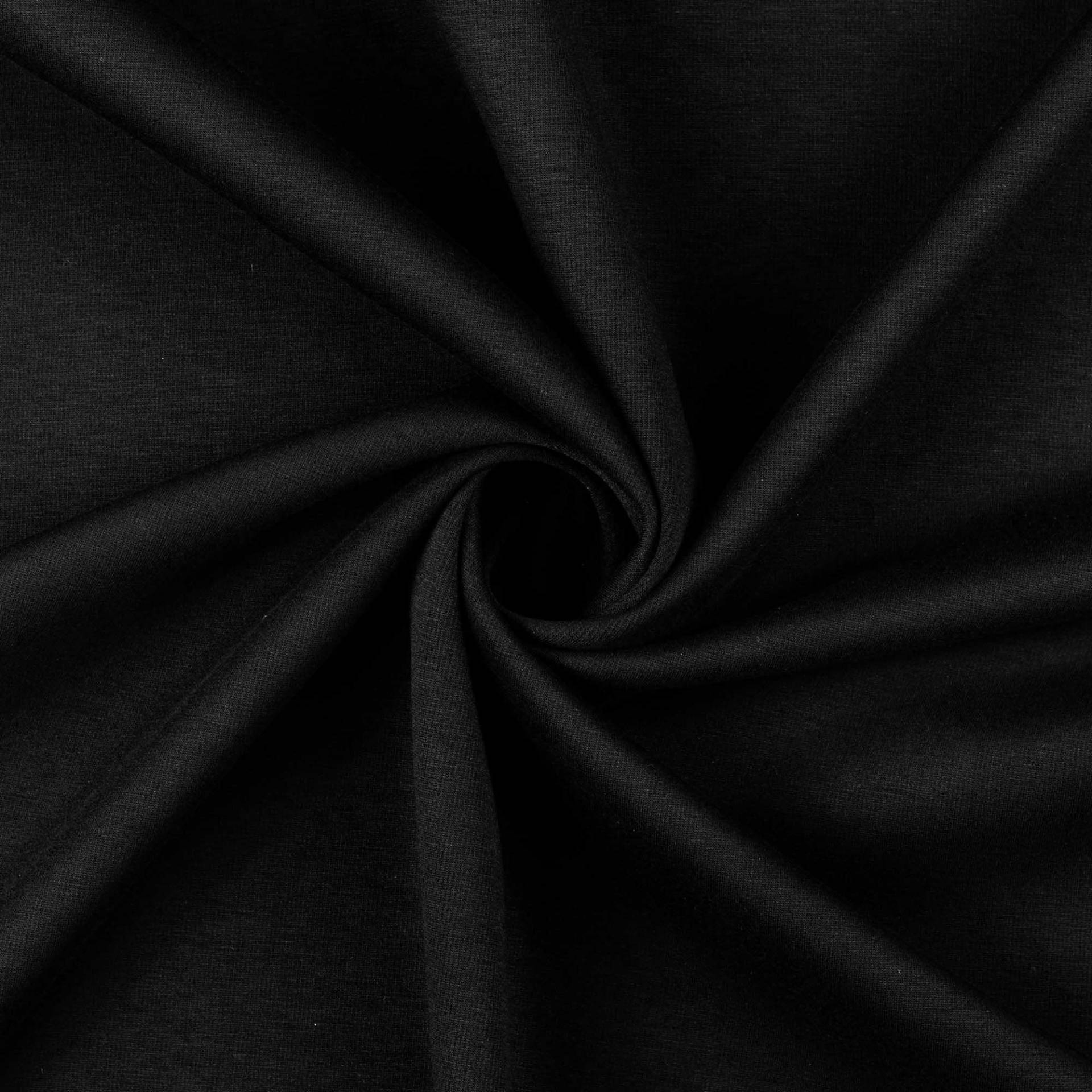 Romanit Jersey Paula, schwarz von Stoffe Hemmers