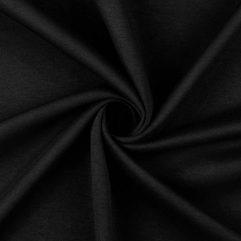 Romanit Jersey Paula, schwarz von Stoffe Hemmers