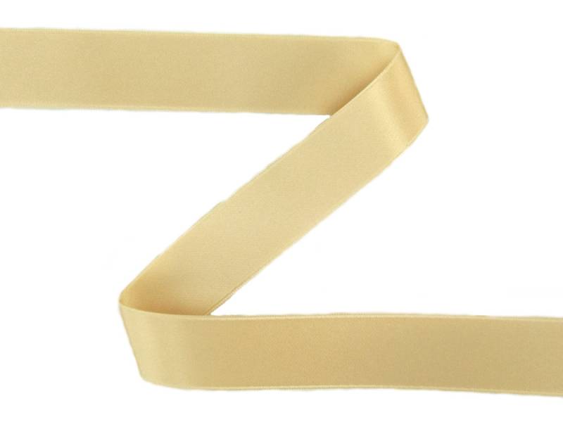 Satinband beige (10 mm) von Stoffe Hemmers