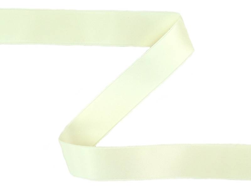 Satinband natur (25 mm) von Stoffe Hemmers