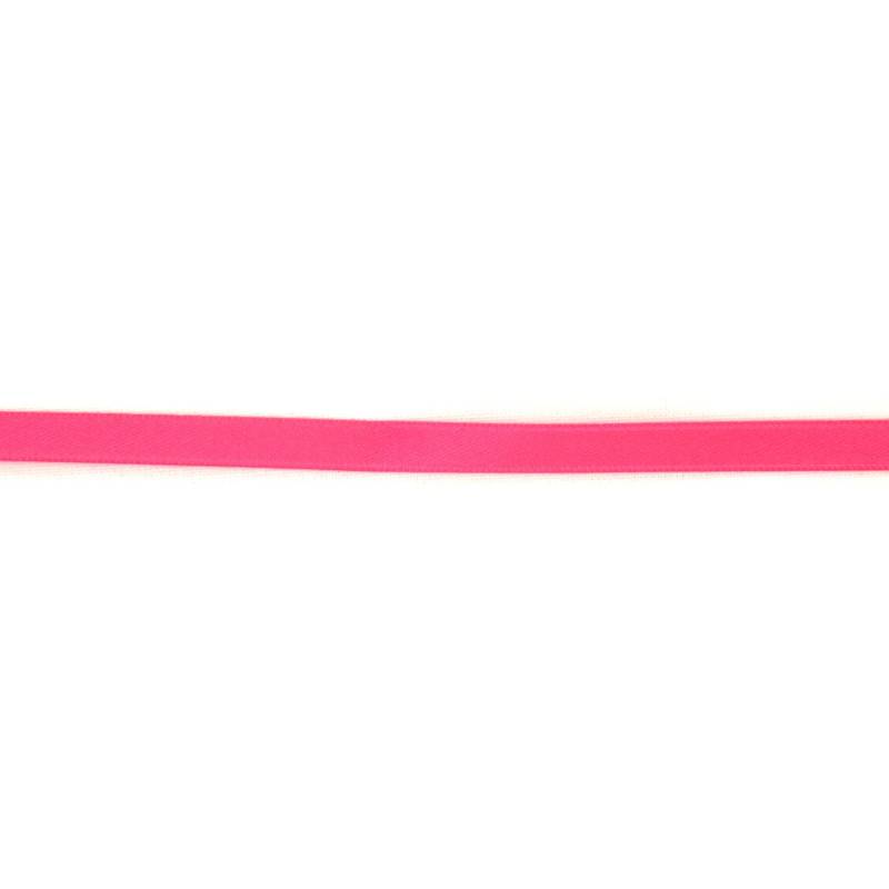 Satinband neonpink (6mm) von Stoffe Hemmers