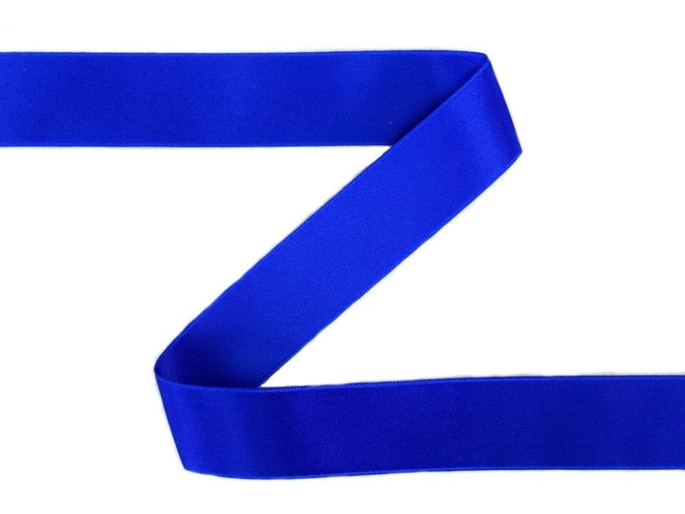 Satinband royalblau (10 mm) von Stoffe Hemmers