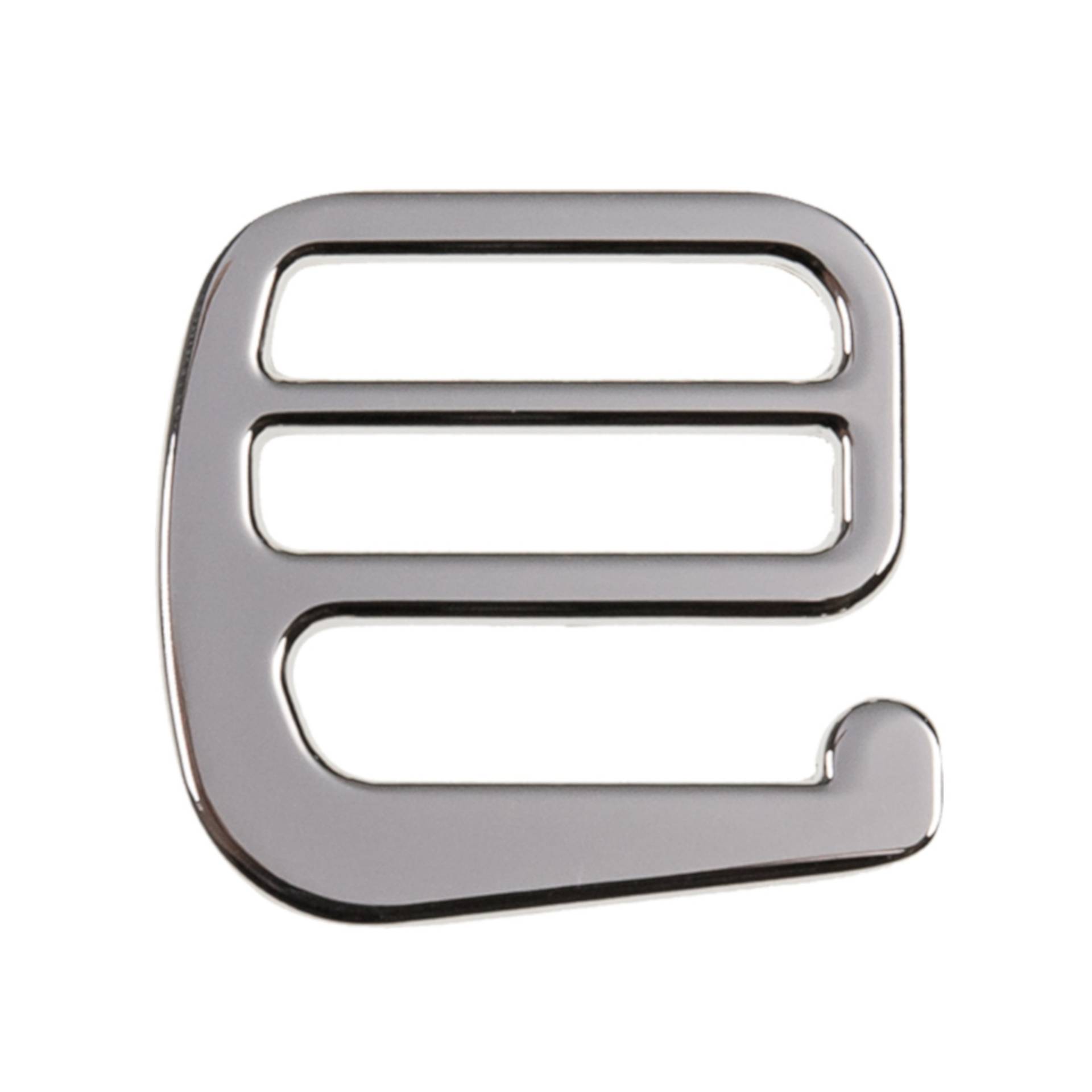 Schnalle mit Haken, 30 mm, silberfarbig Schnalle mit Haken, 30 mm, silberfarbig von Stoffe Hemmers