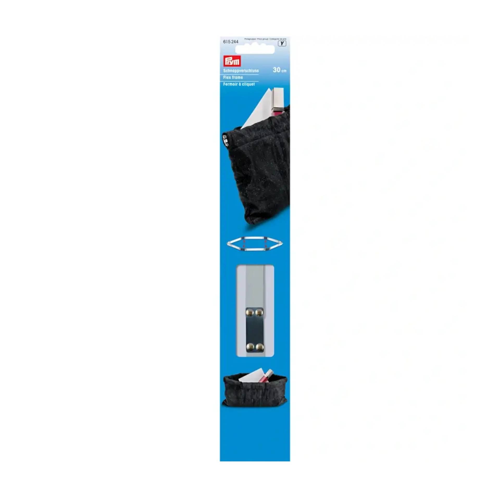 Schnappverschluss 30 cm Schnappverschluss 30 cm von Stoffe Hemmers