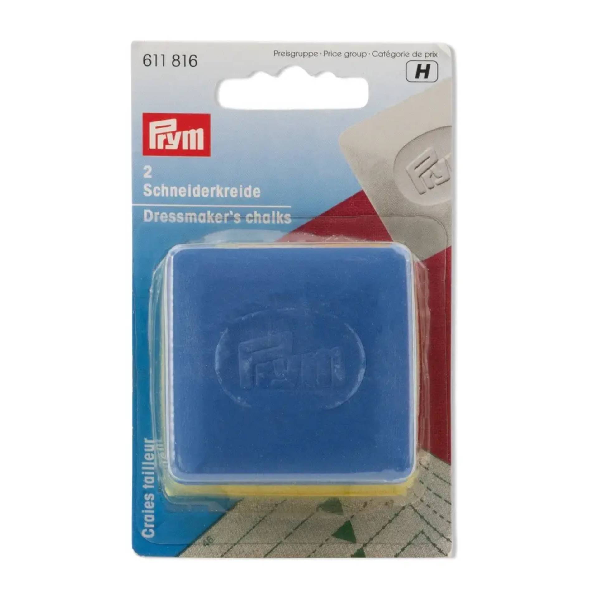 Schneiderkreide blau/gelb Schneiderkreide blau/gelb von Stoffe Hemmers